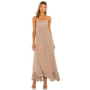 Free People Adella Corset‎ dress in Taupe  size Small NWT